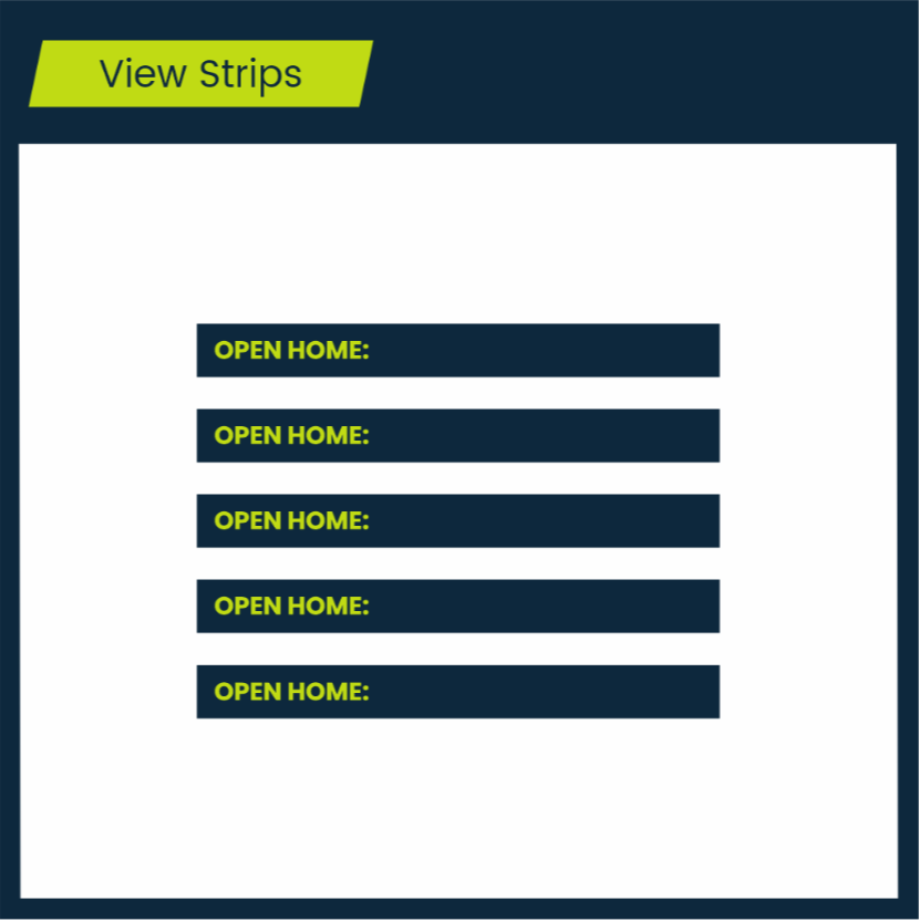 Blank Corflute View Strip | Glass Miles