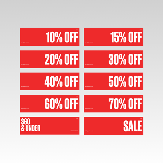 Sale Top of Rail Cards