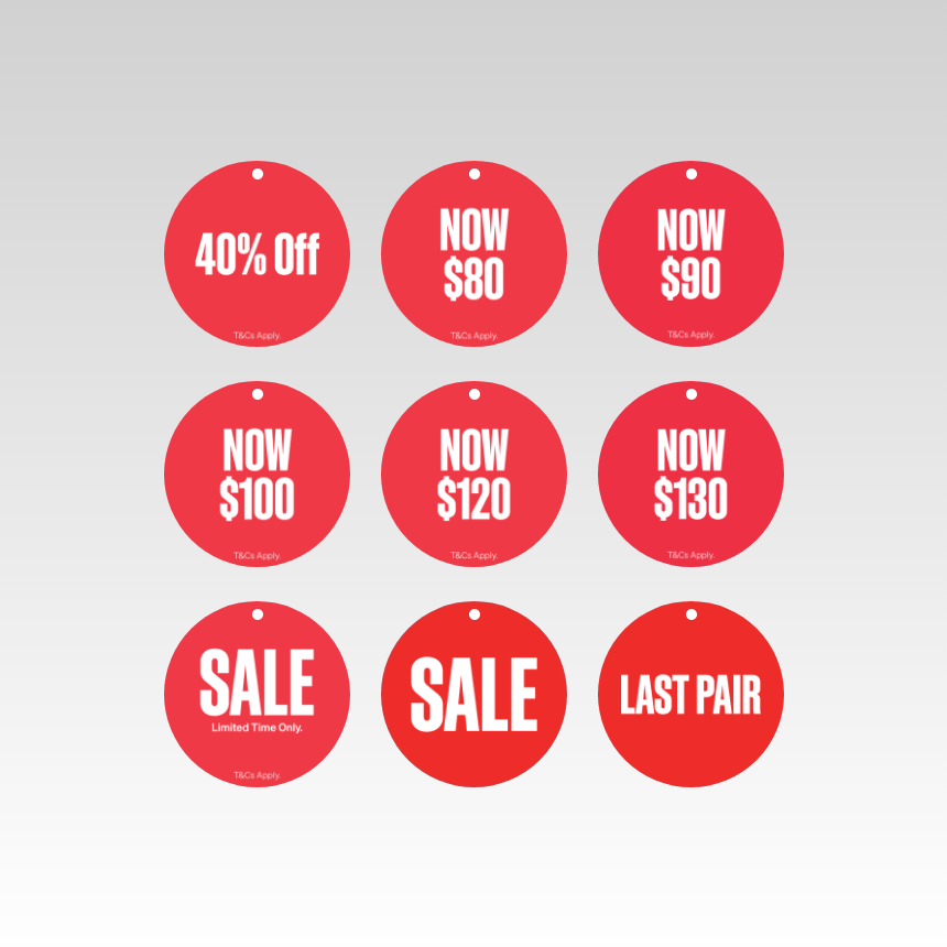 Swing Tags + Ball Chains: