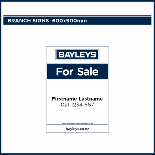 Agent Branch Signs | Bayleys
