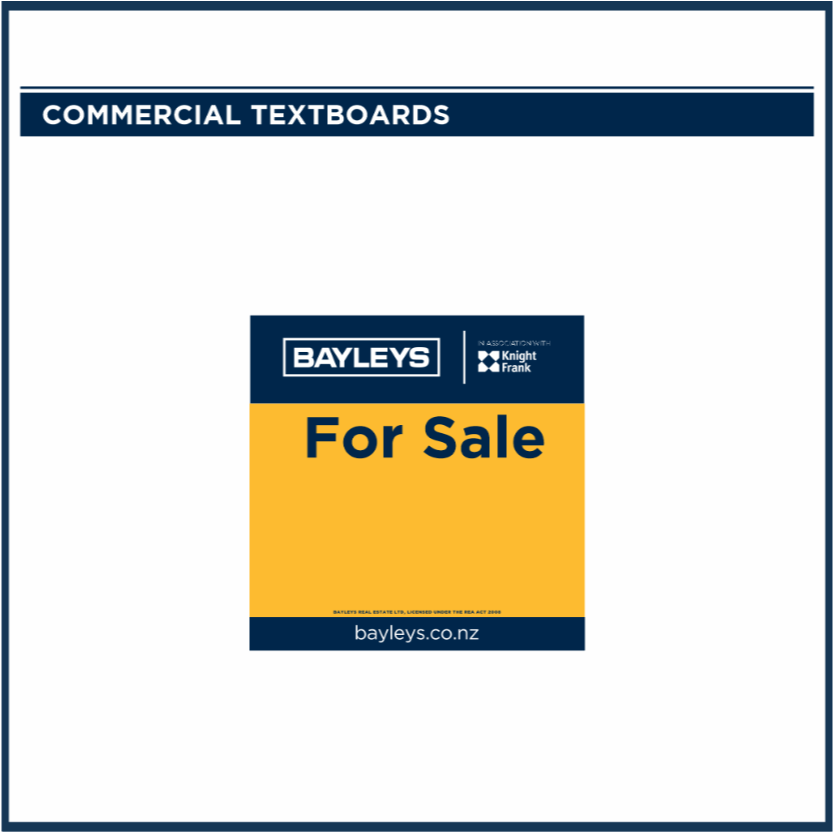 Commercial Textboards | Bayleys