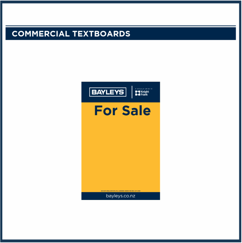Commercial Textboards | Bayleys