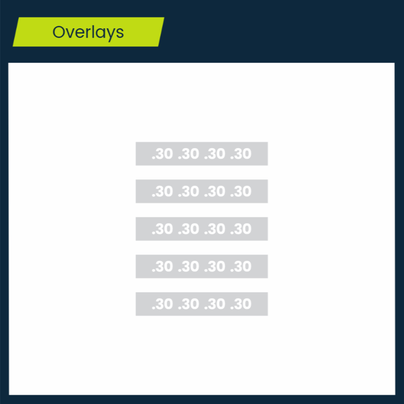 Time & Day Overlays | Glass Miles